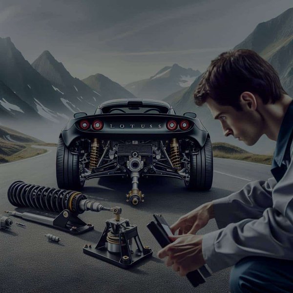 What's the Ideal Way to Calibrate an Adjustable Suspension for a Lotus Elise on a Mountain Road?